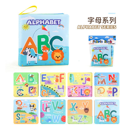 Libro de tela 3D para bebés: juguete de educación temprana con animales